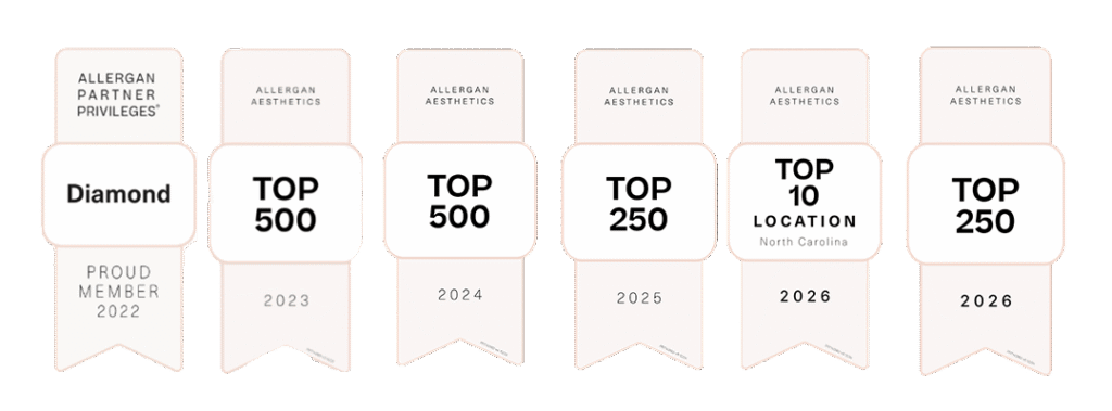 DermaBlue Top 10 Allergan Location North Carolina Badges 2022 -2026