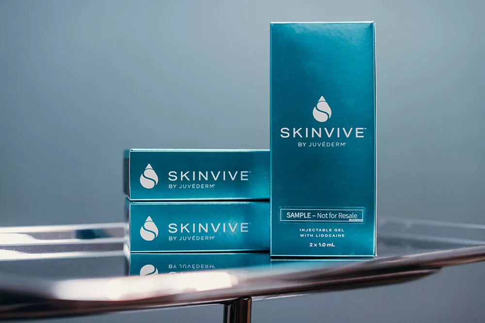 close up shot of SKINVIVE injectable